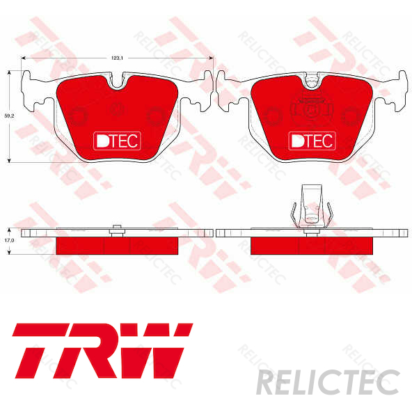 Rear Delphi Brake Shoes BMW 7 Series 725 tds 728i 728i,iL 730i,iL V8 730i,iL