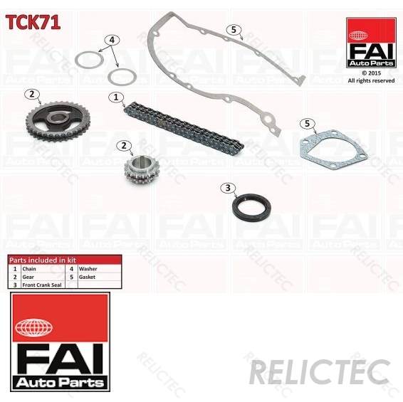 Timing Chain Kit SkodaFABIA I 1 47198026 eBay