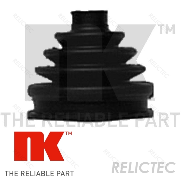CV Boot Driveshaft Rubber 3B0498203F Front//Outer 01171