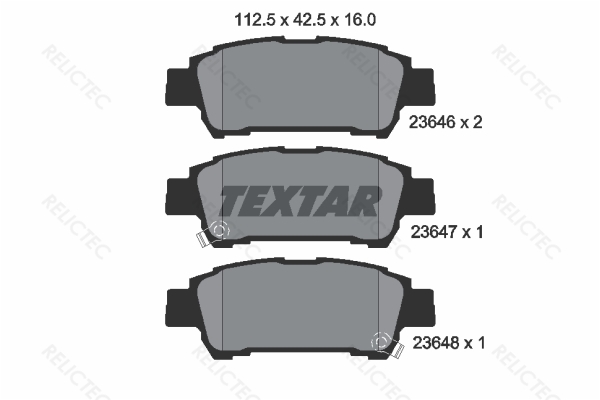 MINTEX REAR AXLE BRAKE PADS TOYOTA ALPHARD AVENSIS MDB2115 REAL IMAGE OF PART