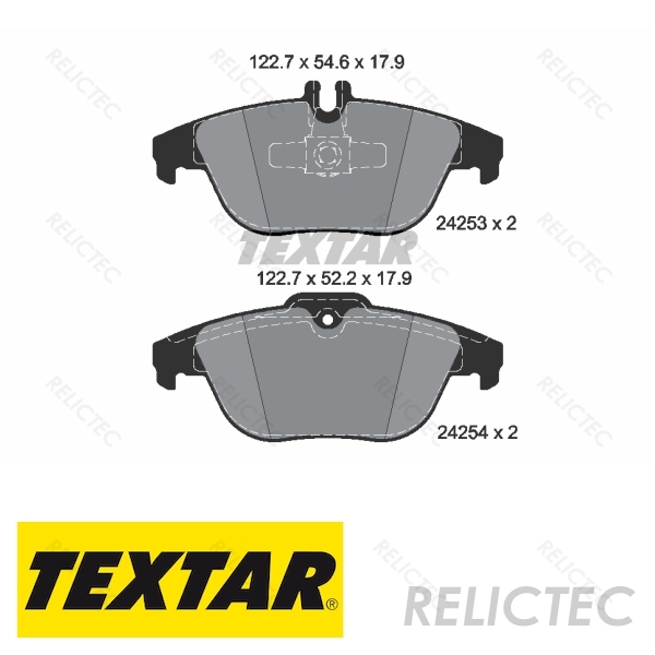 Rear Brake Pads Set MBW204,S204,C207,A207,C204,C,E 0064201320