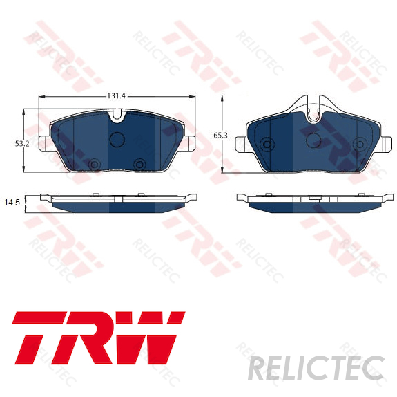 Front Brake Pads Set BMWI01,i3 6884267 34106884267 eBay