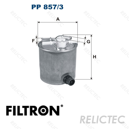Fuel Filter for Nissan RenaultNV200,QASHQAI +2 I 1,KOLEOS I 1,XTRAIL