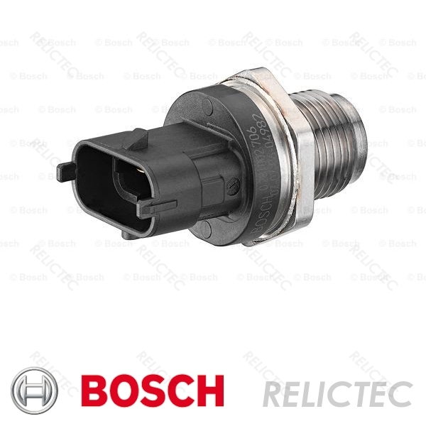 Fuel Rail Pressure Sensor for Iveco Mahindra Chevrolet Fiat Toyota