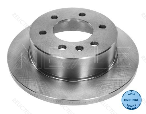 SINGLE Remschijven NBD1422 Brake Disc Rear Axle