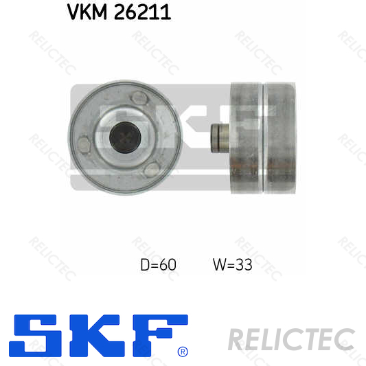 Genuine Gates Belt Tensioner Pulley T39275