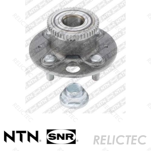 Rear Wheel Bearing Kit HondaCIVIC VII 7 42200S5AJ01 eBay