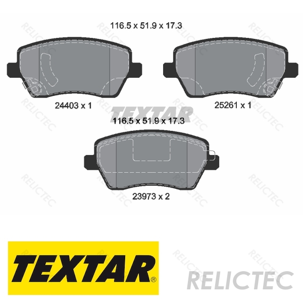 Front Brake Pads Set for Nissan RenaultMICRA IV 4,NOTE,V 5,SCALA,PULSE