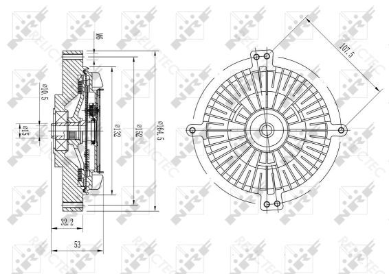 Radiator Fan Viscous Clutch MB:W140,R129,C140,S,SL 1192000022 A1192000022