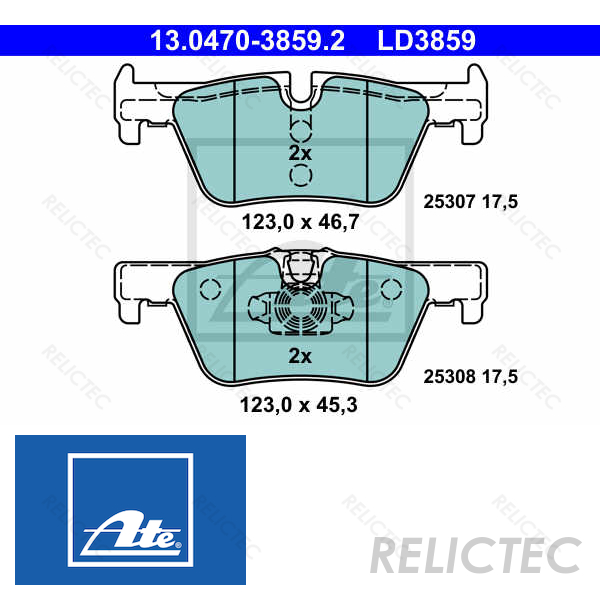 For BMW F22 F30 F32 F33 3 Series 4 Series Front//Rear Brake Pad Set Hella//Pagid
