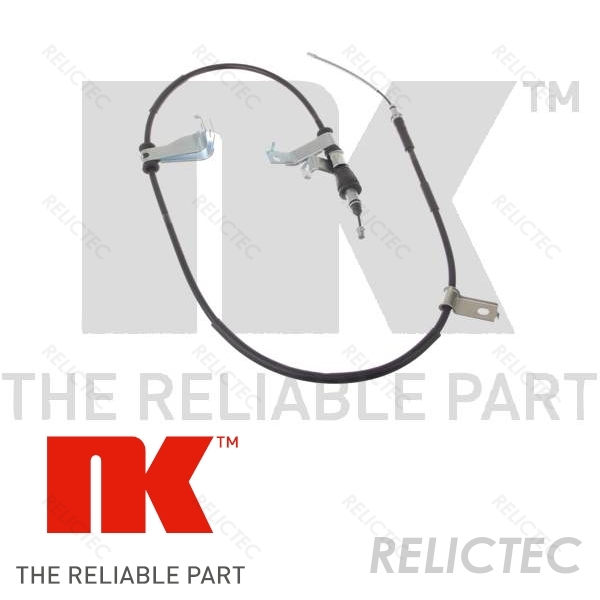 RH GENUINE HYUNDAI i20 Parking Brake Cable 597701J300
